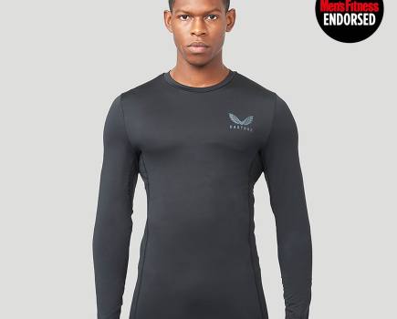 A man wearing the Castore compression top