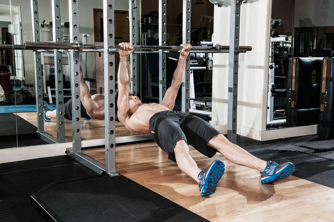 inverted row to build back muscles