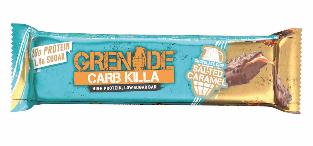 grenade carb killa salted caramel protein bar