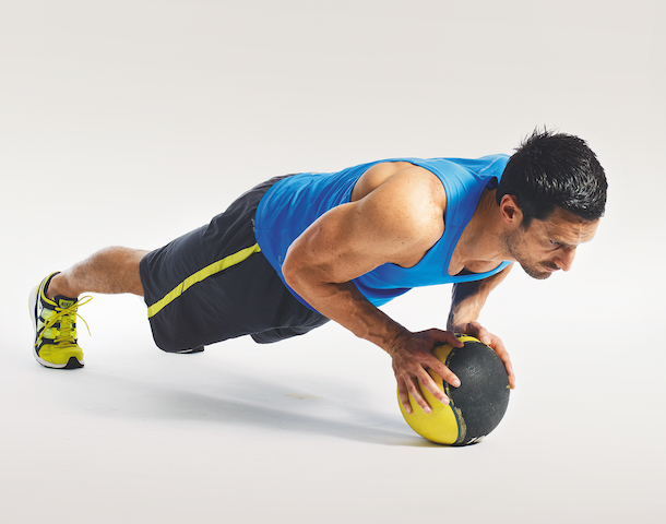 One Kit Workout: Try This 5-Move Med Ball Circuit | Men's Fitness UK