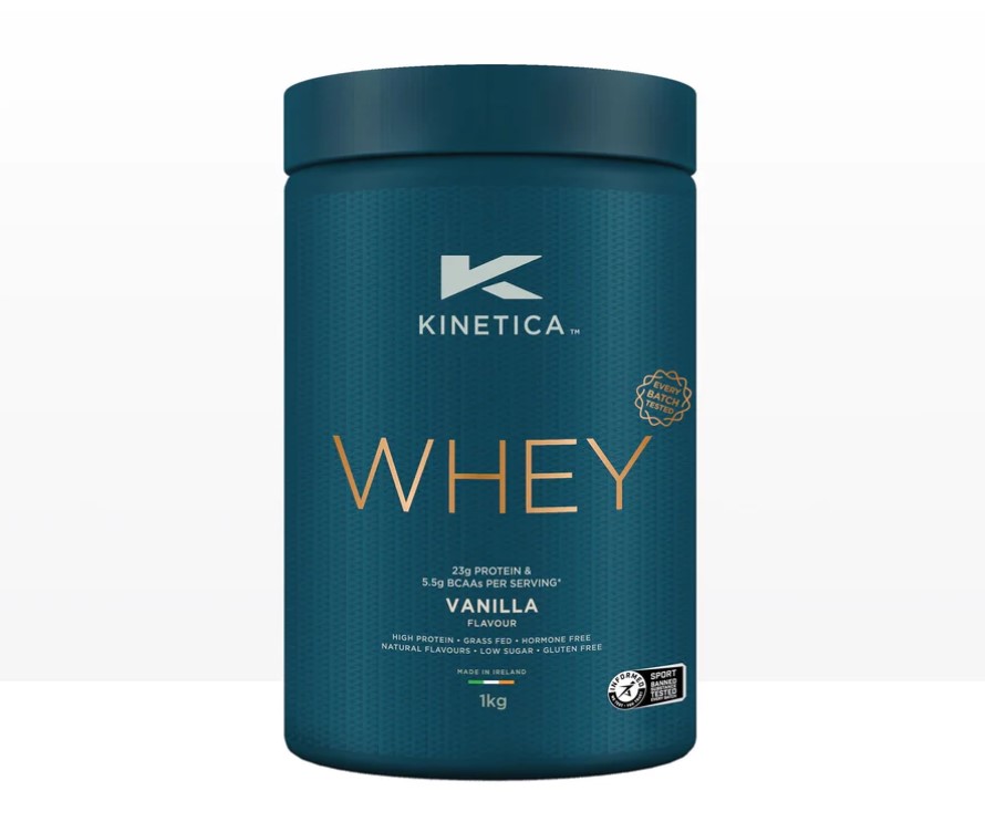 Product shot of Kinetica whey protein