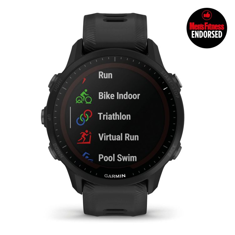 The Garmin Forerunner 955 Solar sports watch