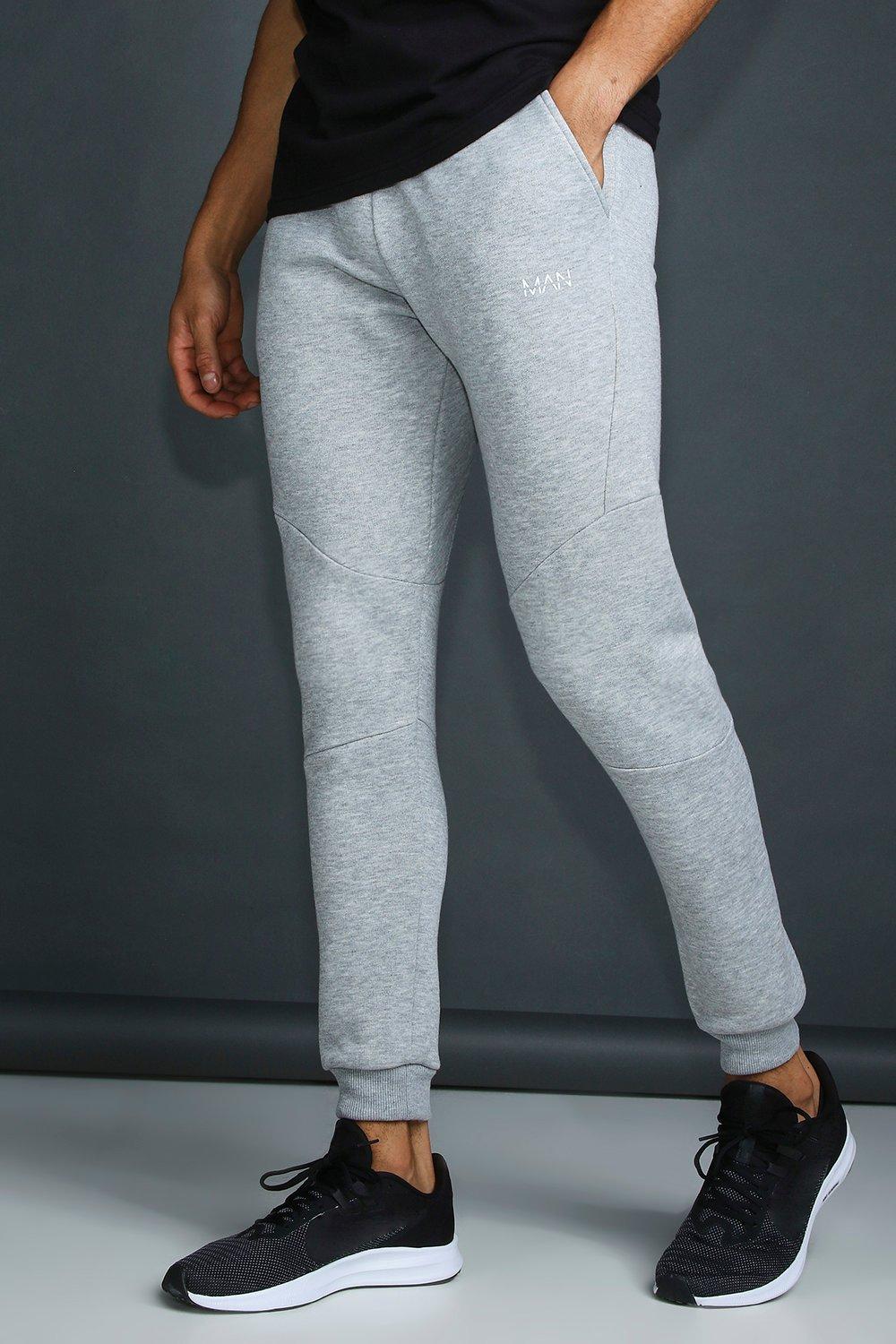 boohooMAN Active Tapered Fit Jogger sweatpants for men